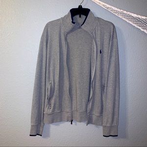 Ralph Lauren Polo zip up grey jacket size M